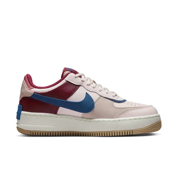 Nike - Women - Air Force 1 Shadow - Pink/Rust/Fossil Stone