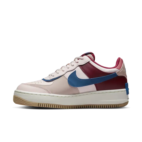 Nike - Women - Air Force 1 Shadow - Pink/Rust/Fossil Stone