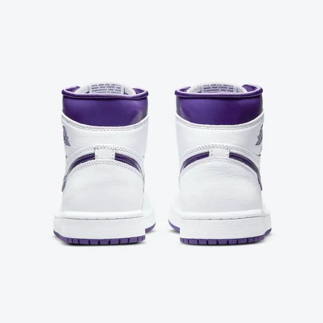 Nike Women's Air Jordan 1 High OG (Court Purple/ White/ ...