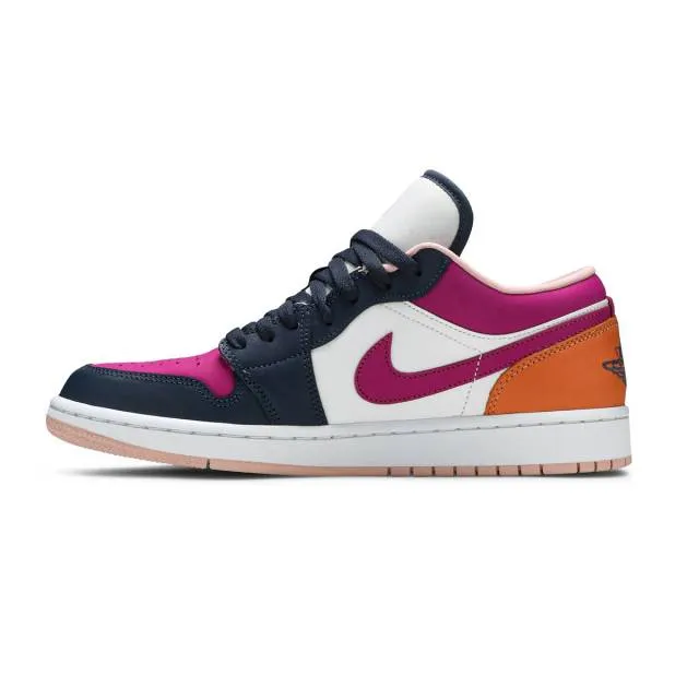 Nike Women's Air Jordan 1 Low SE (Mismatched Multicolor/...