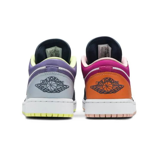 Nike Women's Air Jordan 1 Low SE (Mismatched Multicolor/...