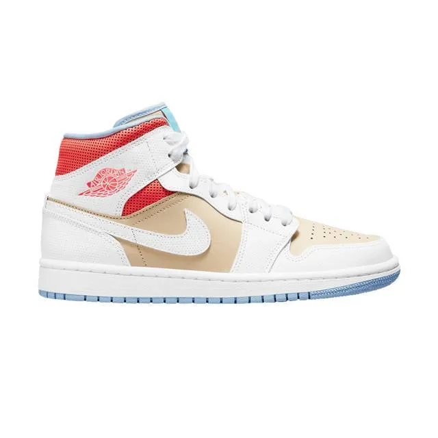 Nike Women's Air Jordan 1 Mid SE (Mother's Day/ Sesame/ ...