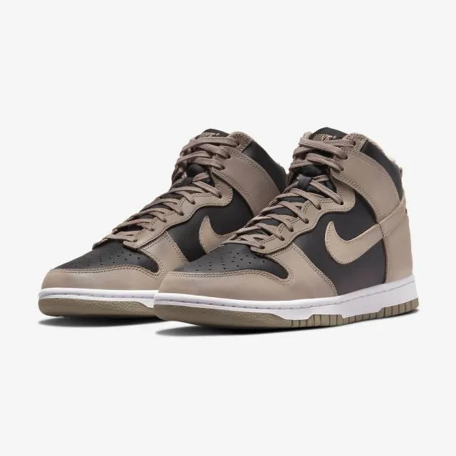 Nike women's dunk high (moon fossil/ black/ moon fossil/ black) s