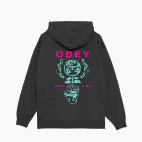 OBEY CLOTHING HELPING HAND PREMIUM PULLOVER BLACK 112843942