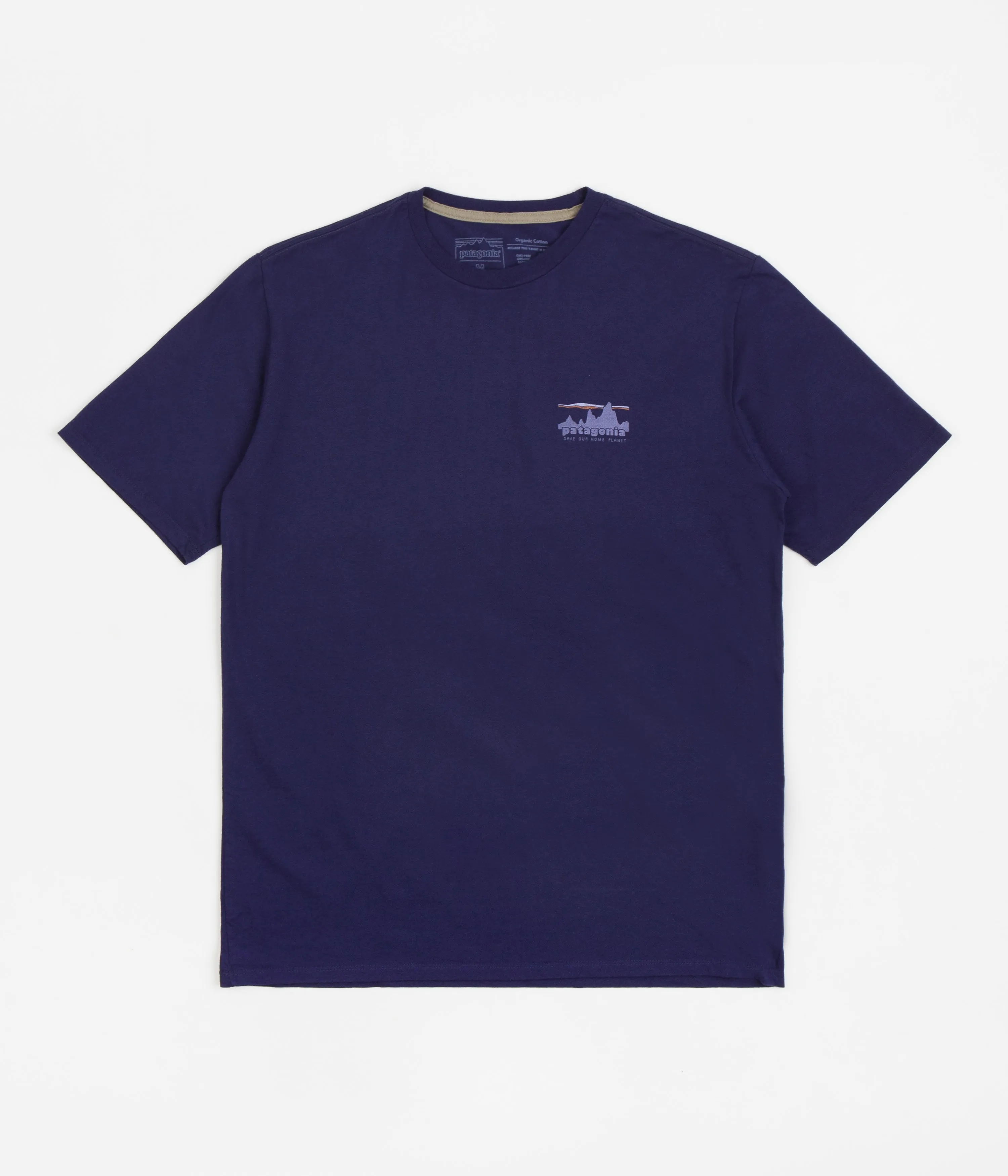 Patagonia 73 Skyline Organic T-Shirt - Sound Blue