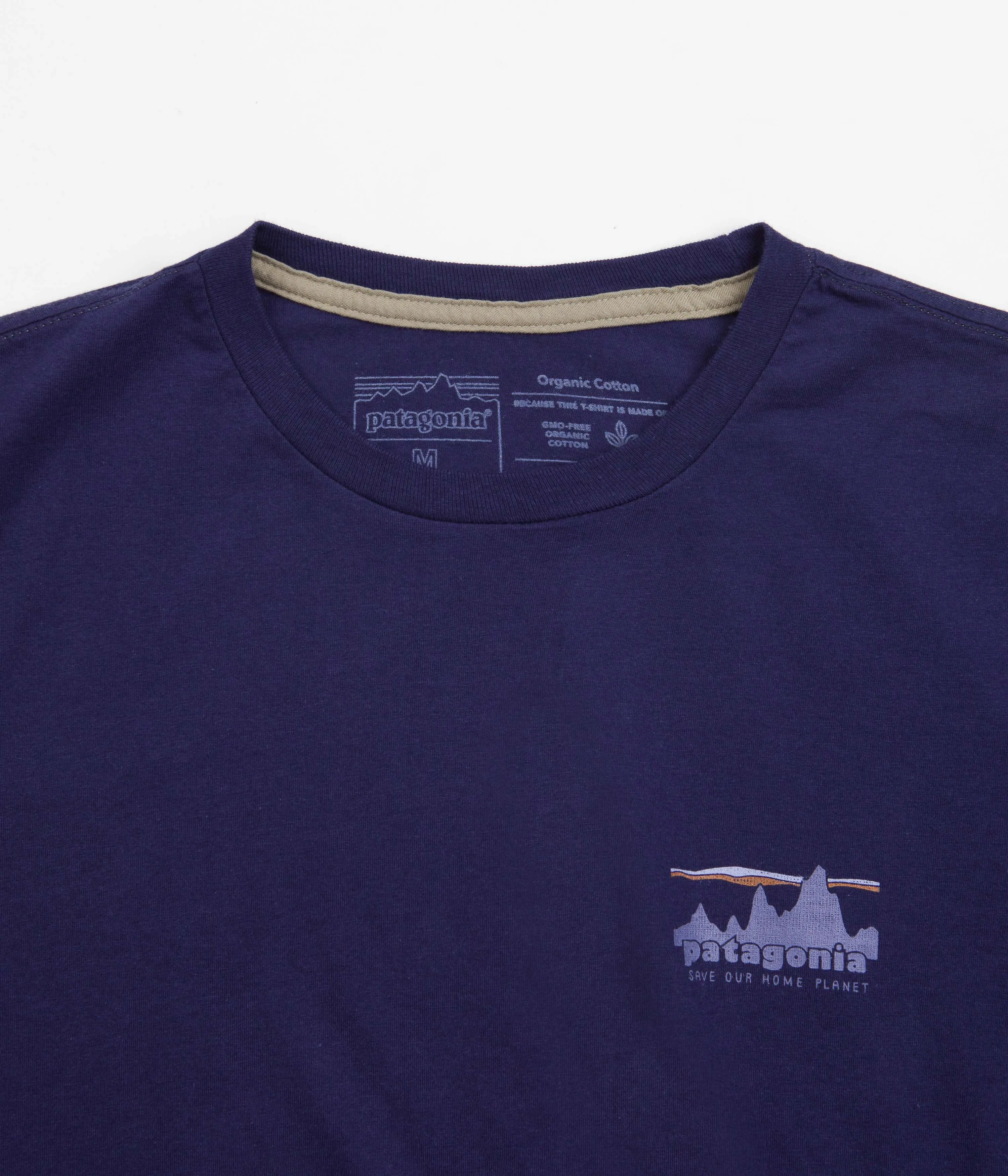 Patagonia 73 Skyline Organic T-Shirt - Sound Blue