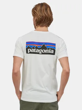     PATAGONIA  Men's P-6 Logo Organic T-Shirt    