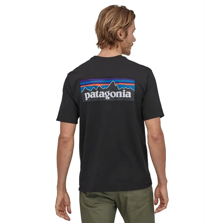 Patagonia - M's P-6 Logo Responsibili-Tee - Black-