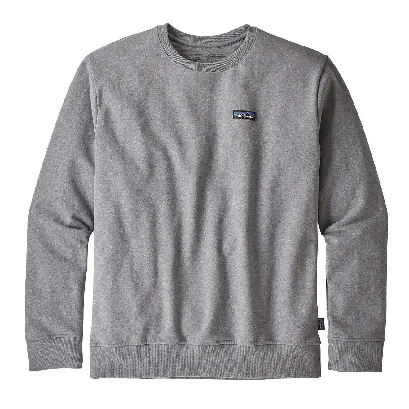 Patagonia P-6 Label Uprisal Crew Sweatshirt Gravel Heather