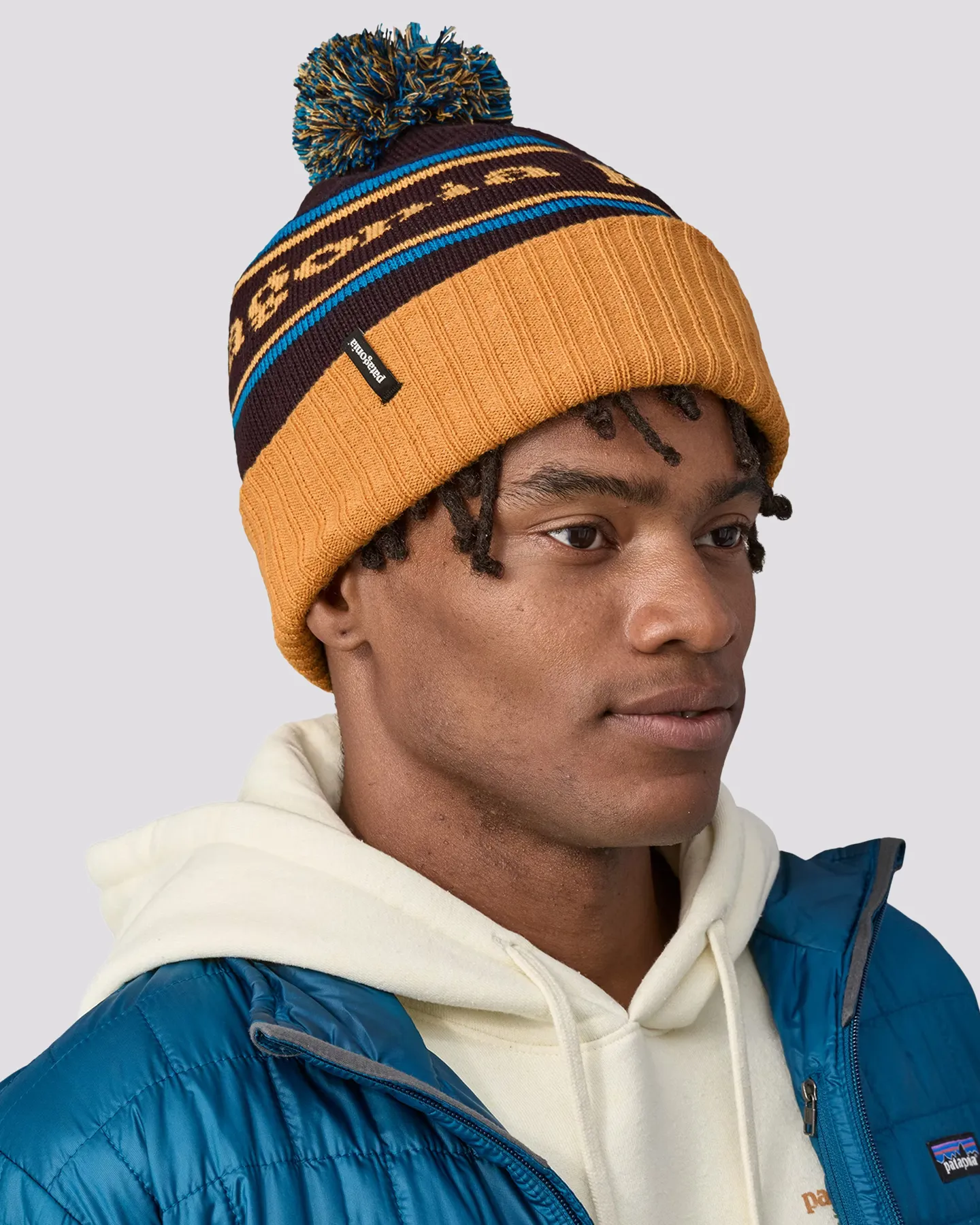 Patagonia Powder Town Beanie - Dried Mango | SurfStitch