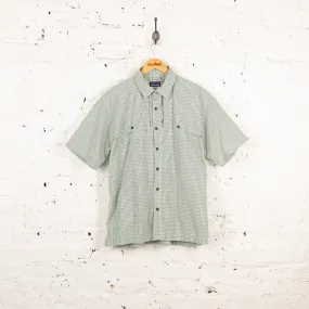 Patagonia Short Sleeve Check Shirt - Green - L