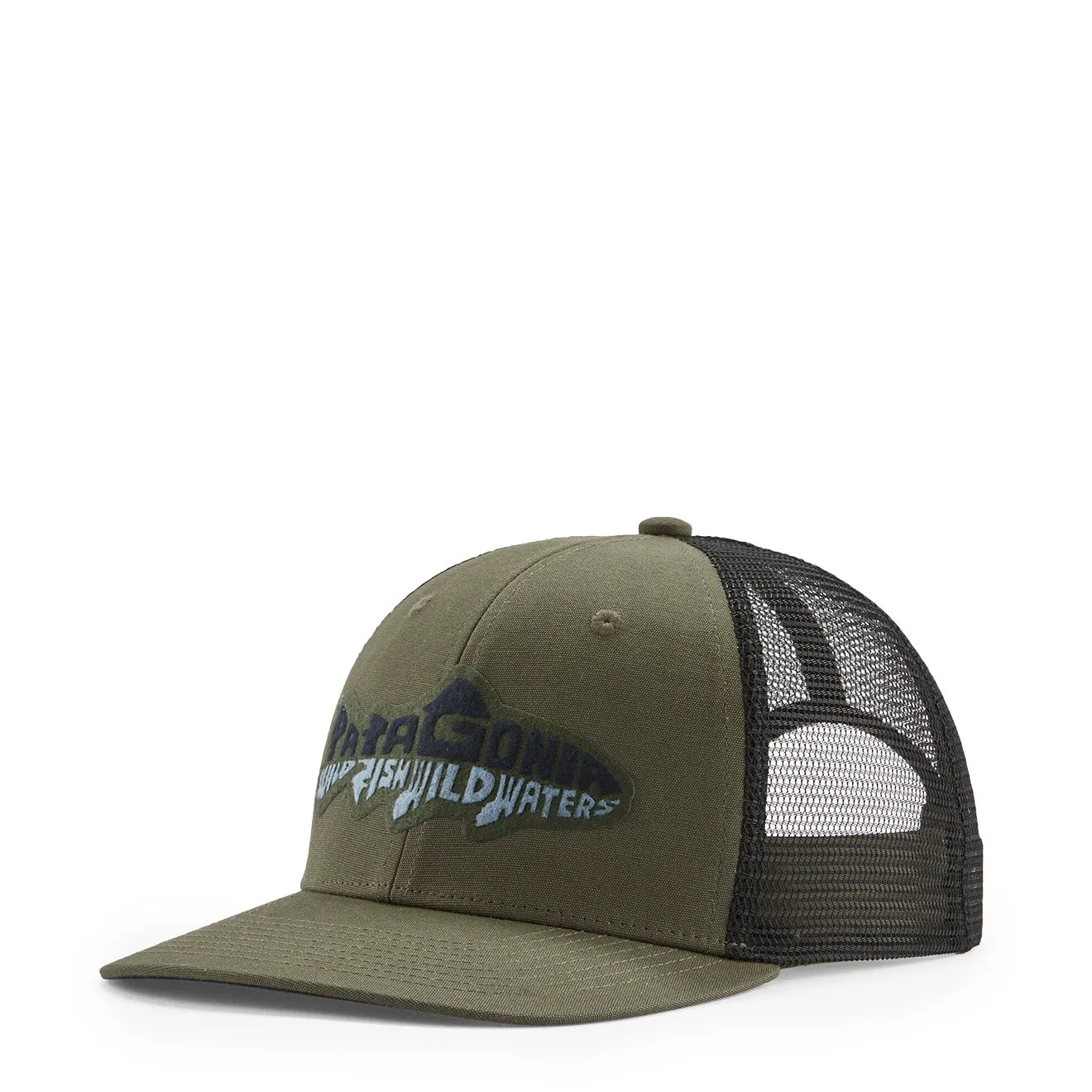 Patagonia Take A Stand Trucker Hat Wild Waterline: Basin Green