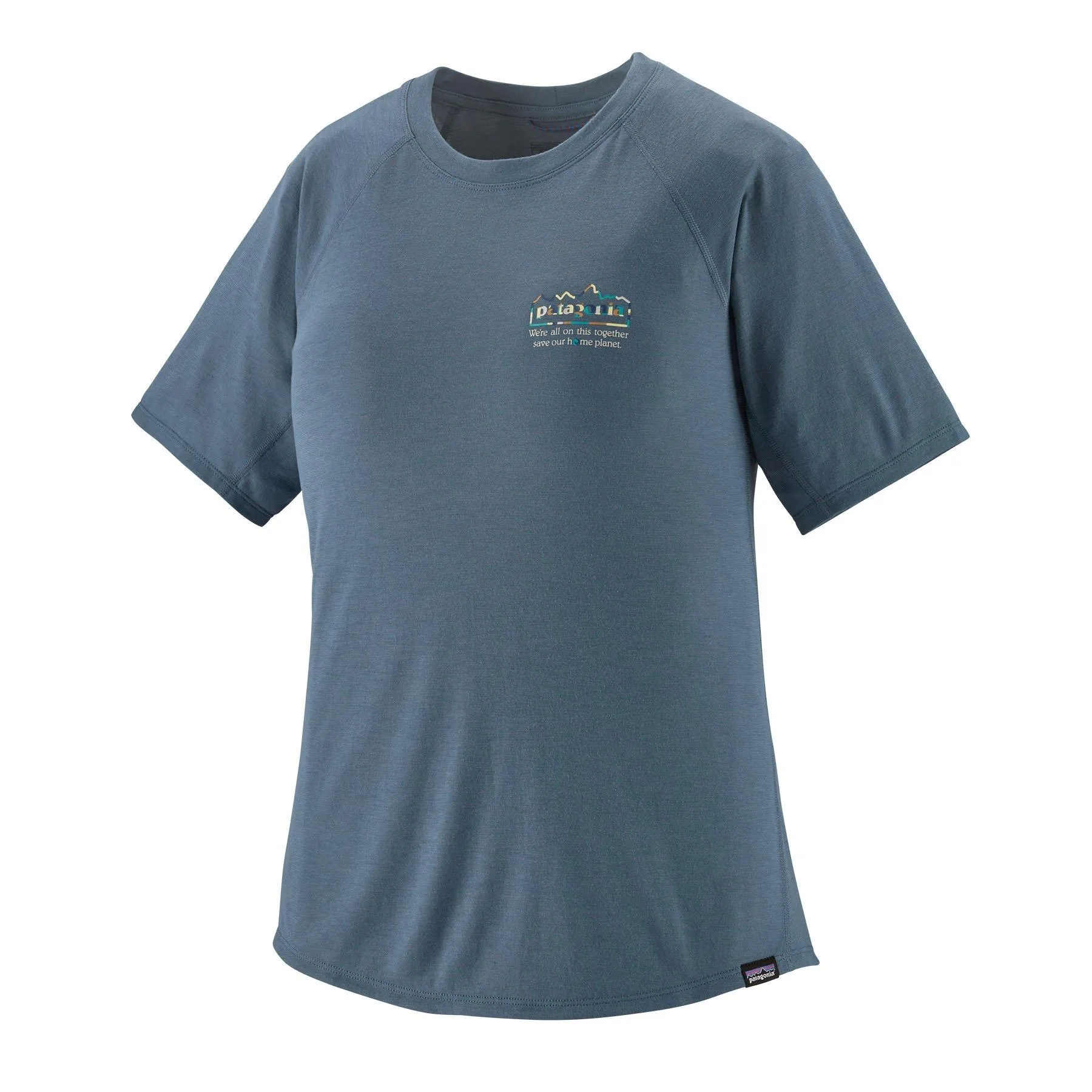 Patagonia Women's Capilene Cool Trail Graphic T-Shirt - Blue | Tiso