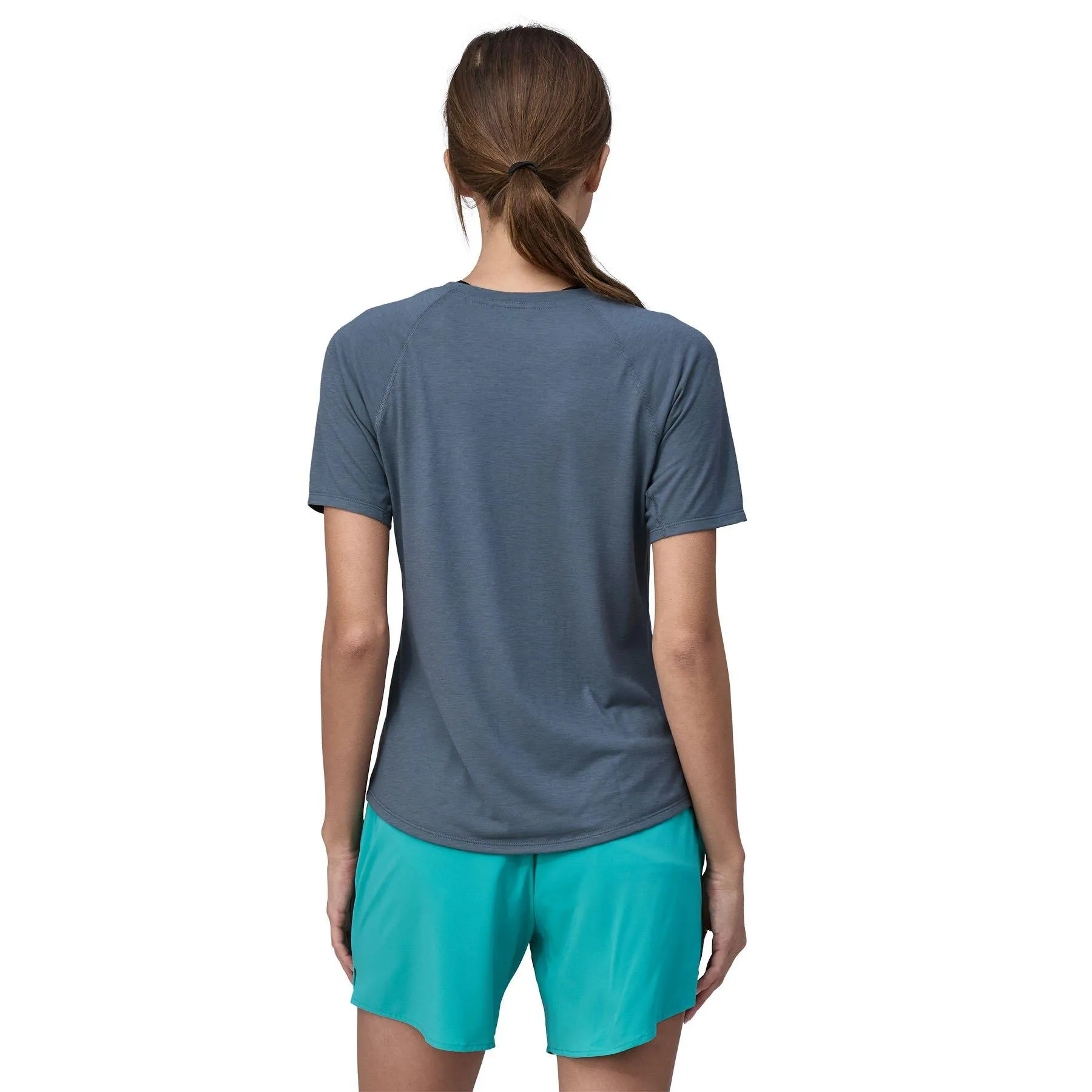 Patagonia Women's Capilene Cool Trail Graphic T-Shirt - Blue | Tiso