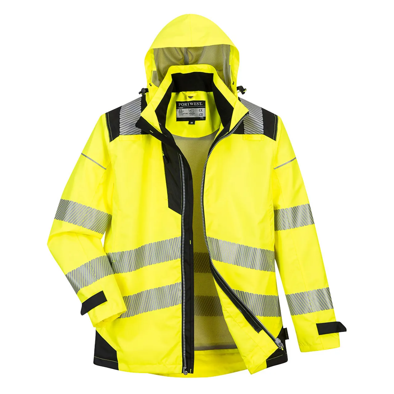 PortWest Class 3 Hi Vis Yellow 3-in-1 Jacket PW365