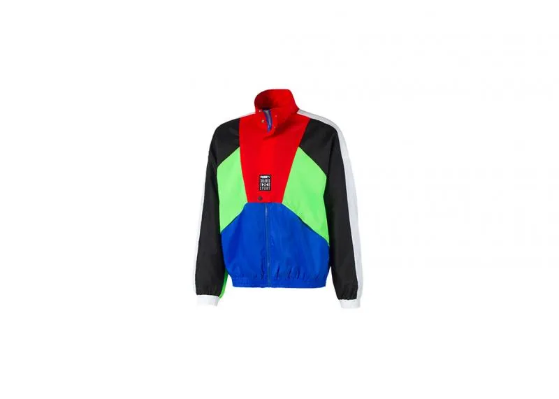 PUMA - Men - TFS OG Wind Jacket - Black/Red/Green/Blue