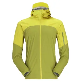 Rab  Kinetic Ultra Men's Waterproof Jacket Aspen Green/Zest