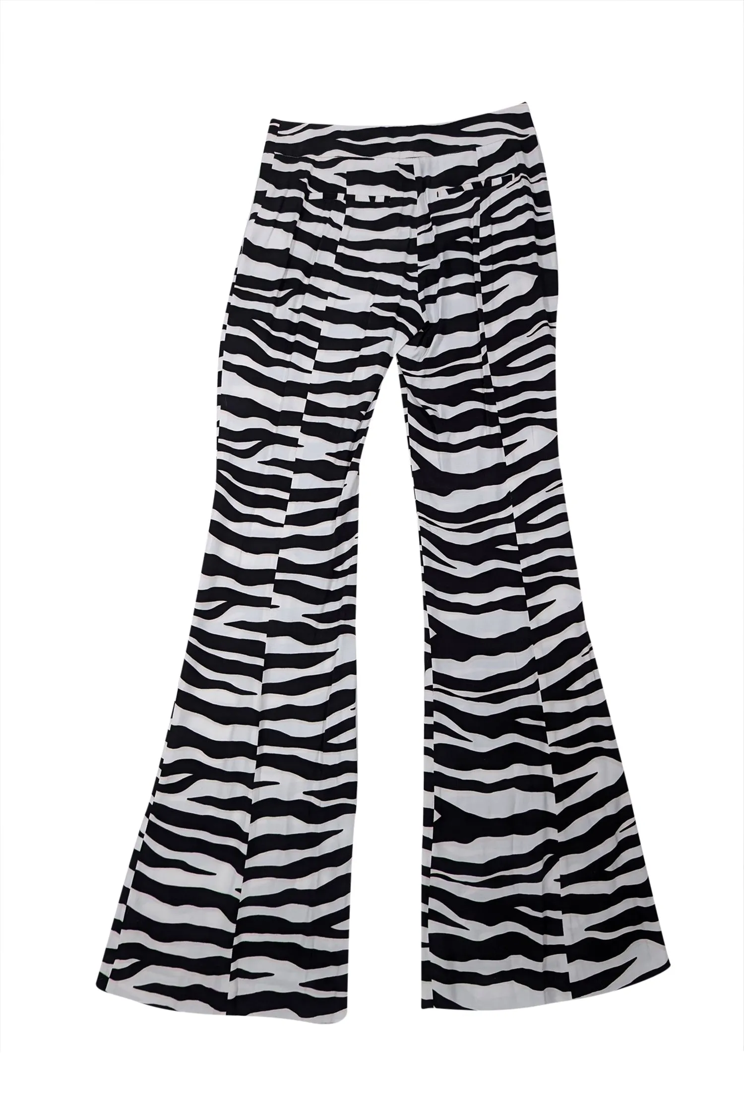 Rachel Zoe - Black & White Zebra Print Wide Leg Pants Sz XS