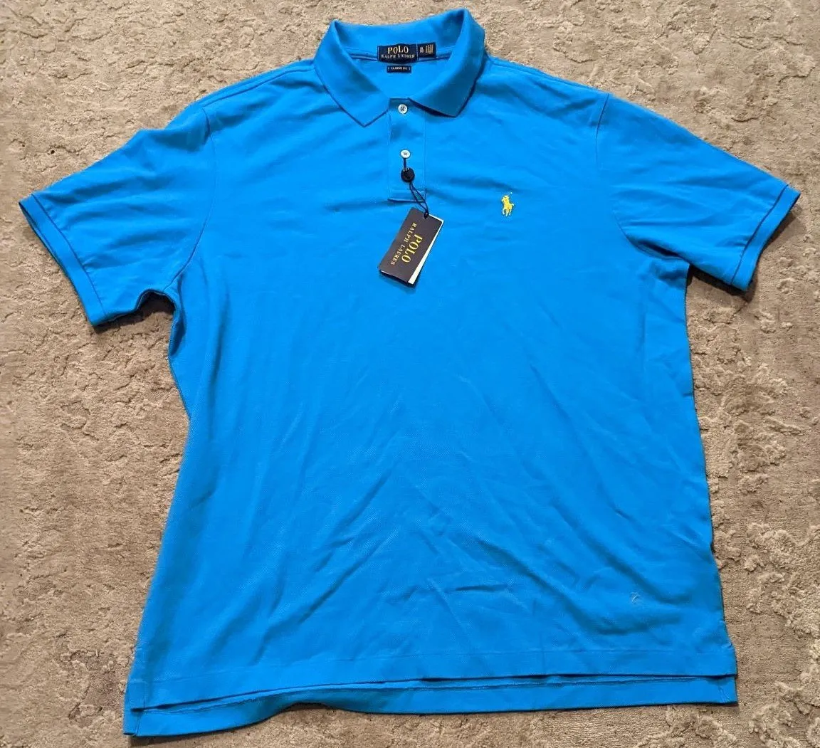 Ralph Lauren Polo Classic Fit Mesh Polo Mens