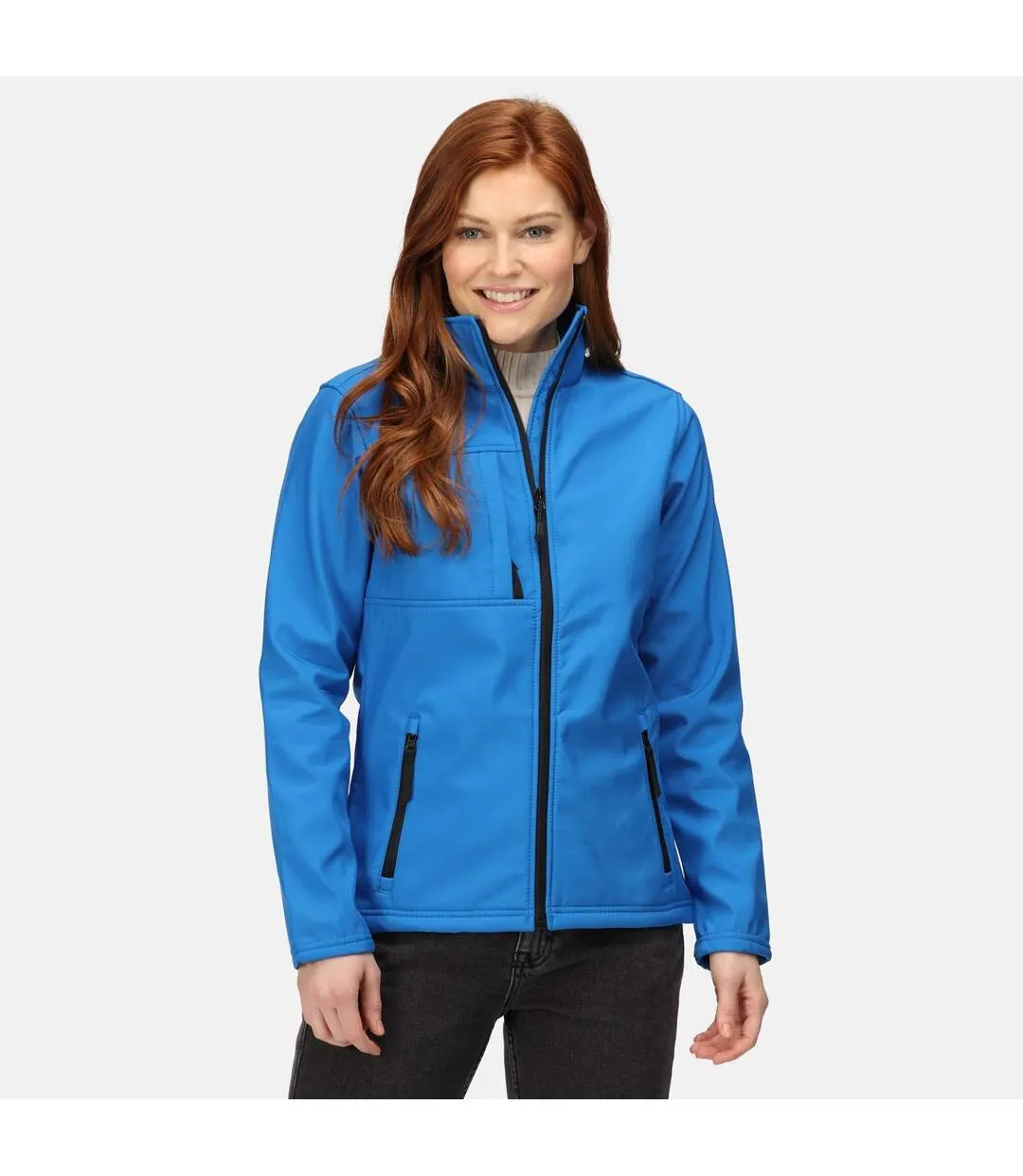 Regatta Professional Womens/Ladies Octagon II Waterproof Softshell Jacket (Oxford Blue/Black) - UTRG2163