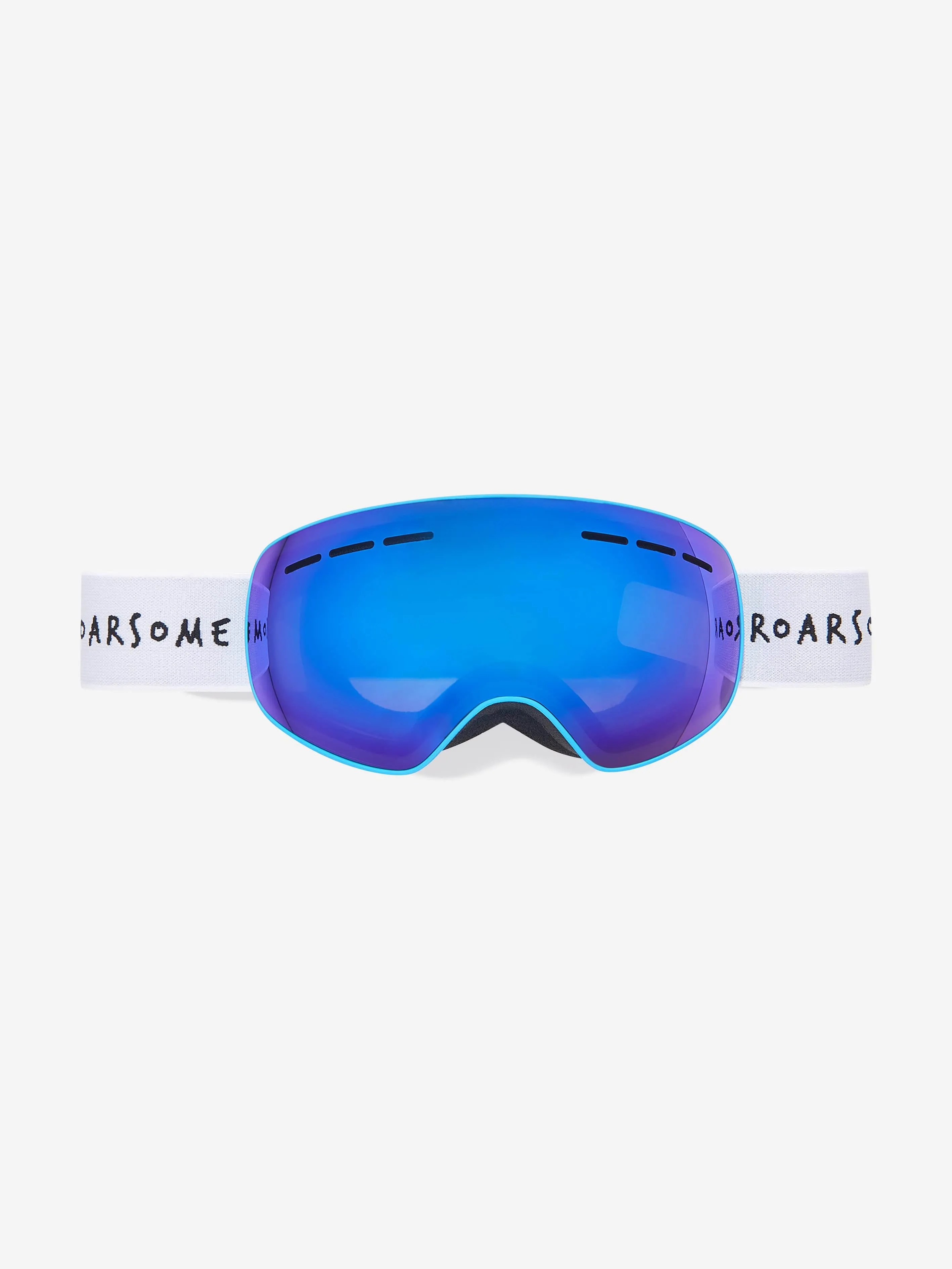 Roarsome Kids Anti Fog Snow Goggles in Blue