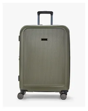 Rock Austin Olive Green Medium Suitcase | Simply Be