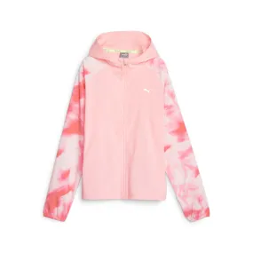 Run Favorite Printed Woven Full Zip Jacket