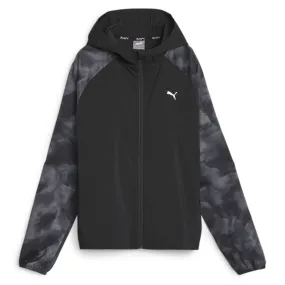 Run Favorite Velocity Printed Woven Full Zip Jacket