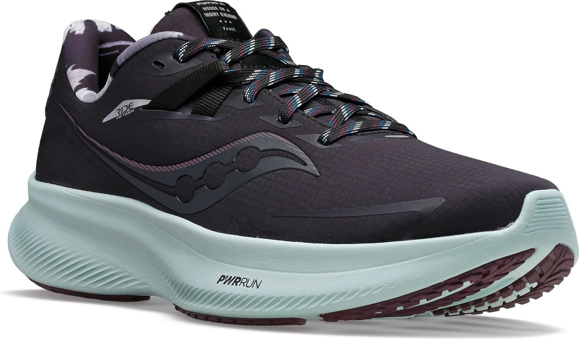 Saucony Ride 15 Runshield Frost Miles To Go