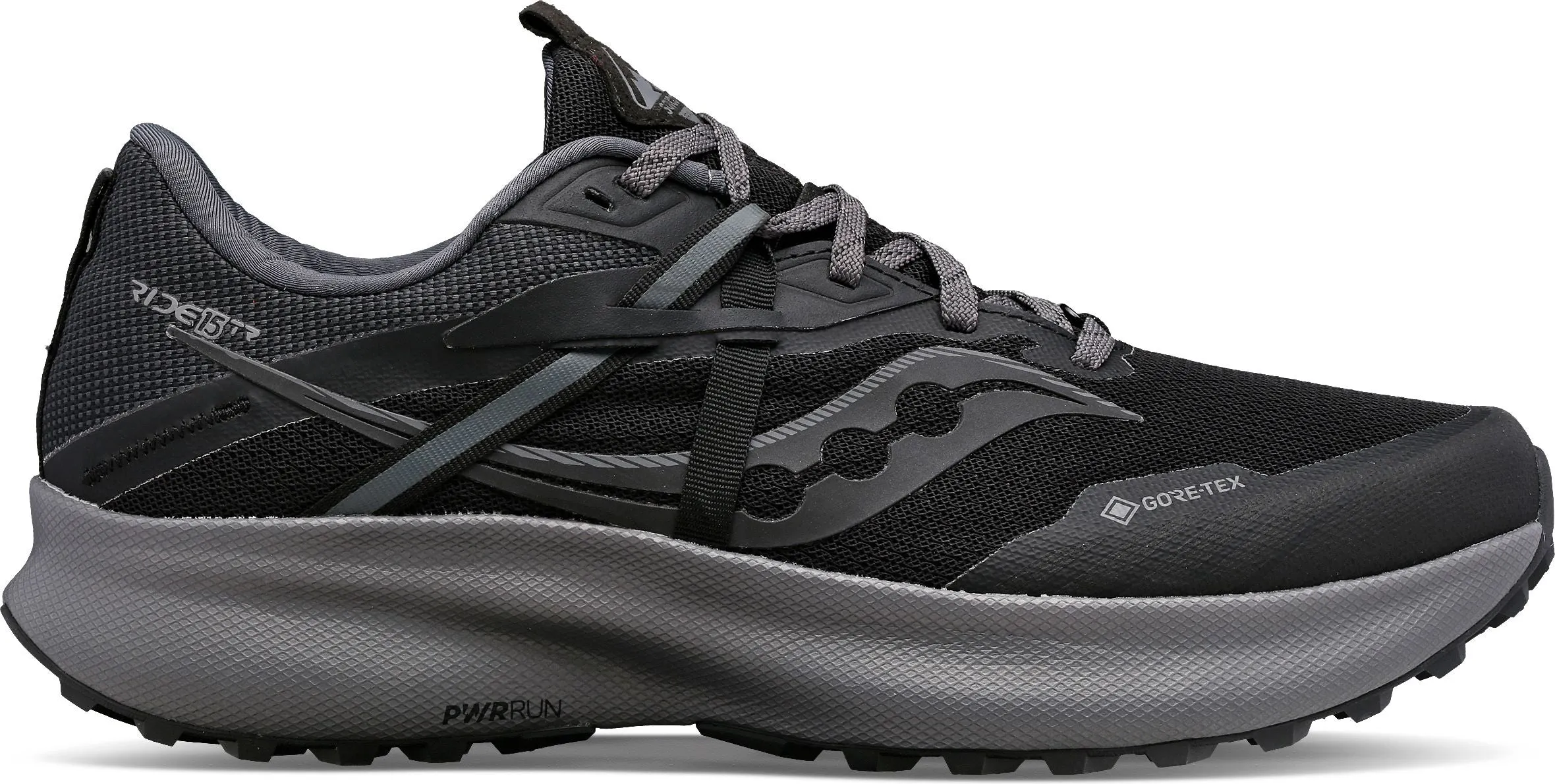 Saucony Ride 15 TR GTX Black/Charcoal