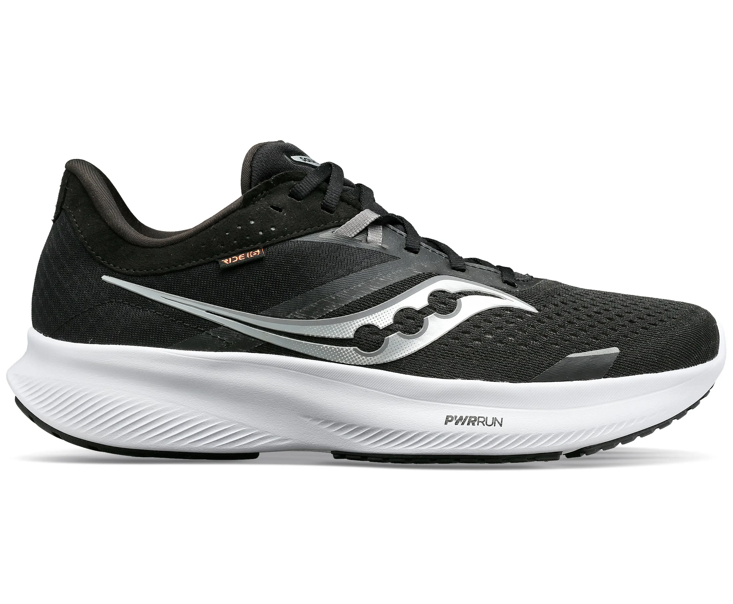 Saucony Ride 16 Black White - Wide