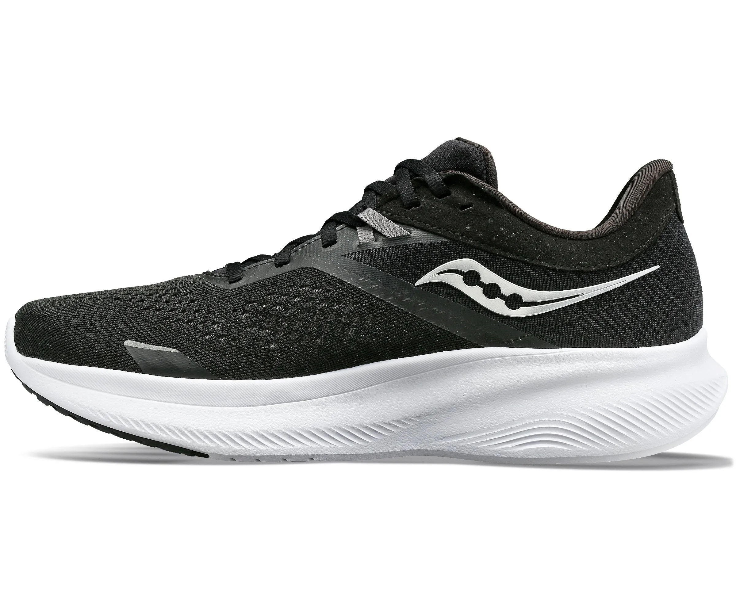 Saucony Ride 16 Black White - Wide