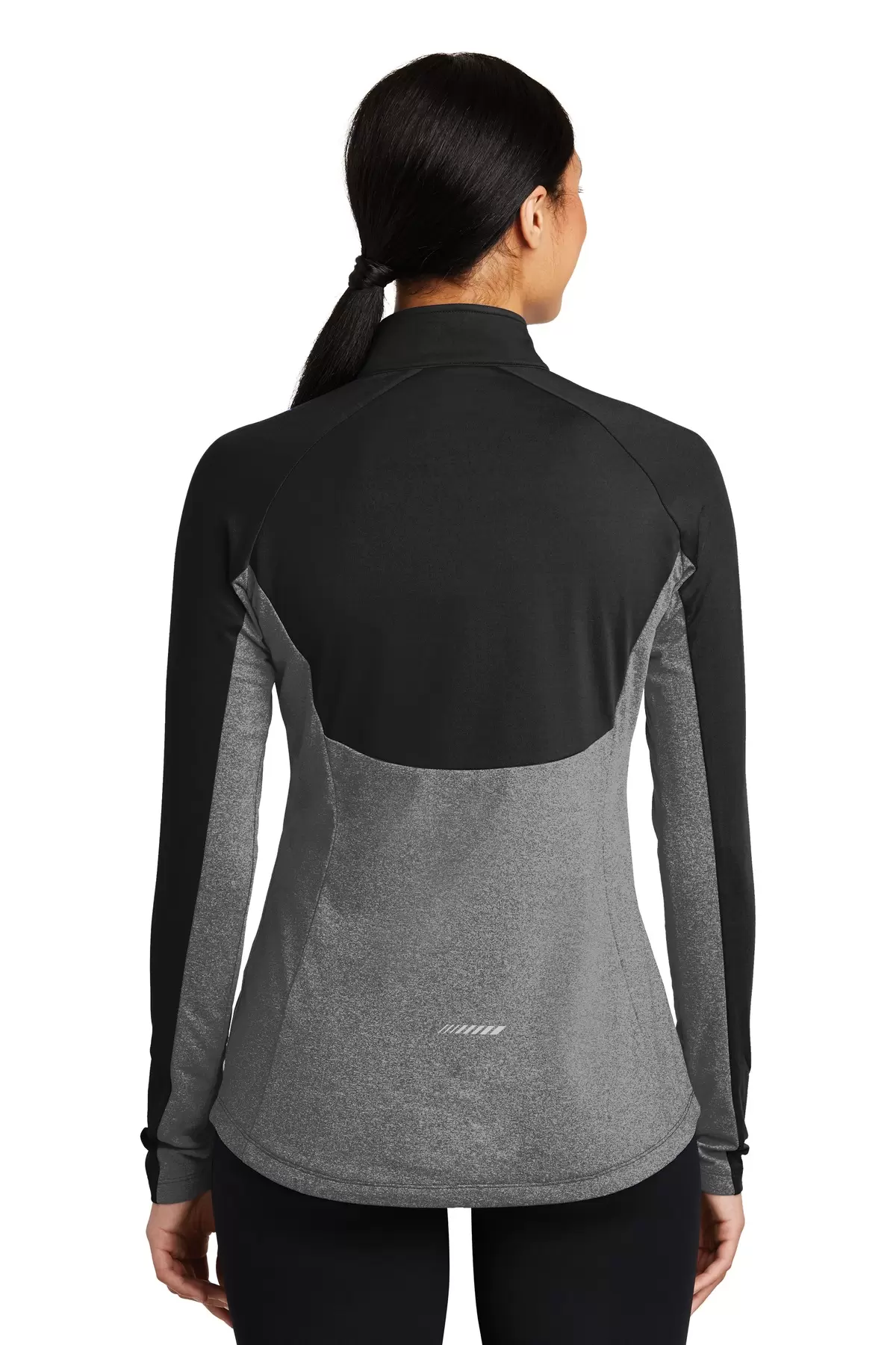 Sport Tek LST854 Sport-Tek Ladies Sport-Wick Stretch Contrast 1/2-Zip Pullover SKU: LST854