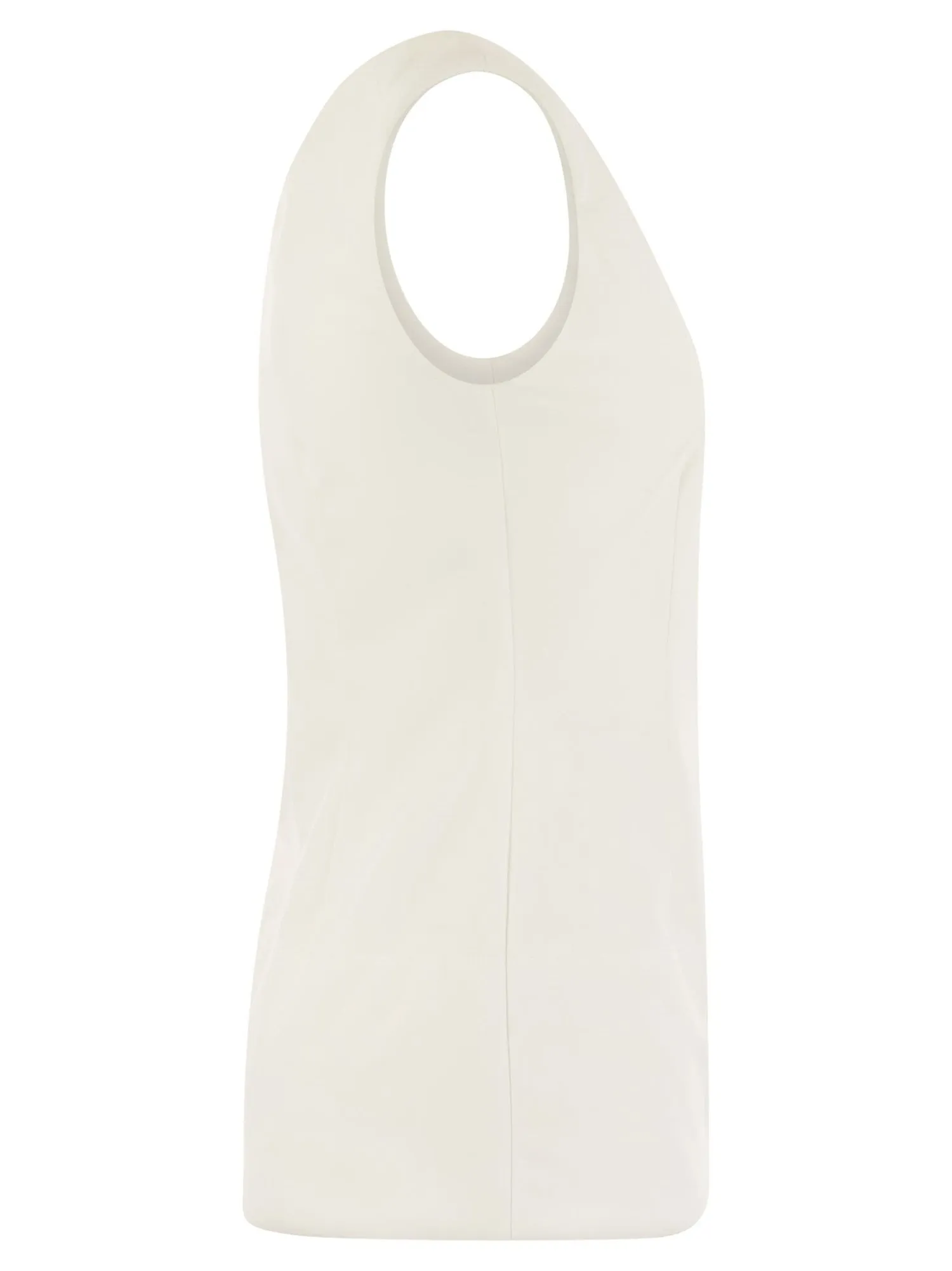 Sportmax    Sportmax Fico Sleeveless Crepe Jersey Top