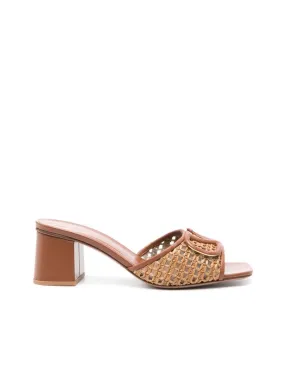 Straw Interwoven Design Sandals