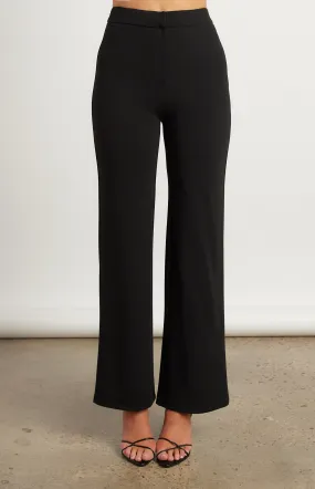 Stretch Jersey High Waisted Straight Leg Pants (WPA277B)