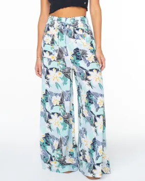 Sunset Daze Wide Leg Pants - Infinity Blue