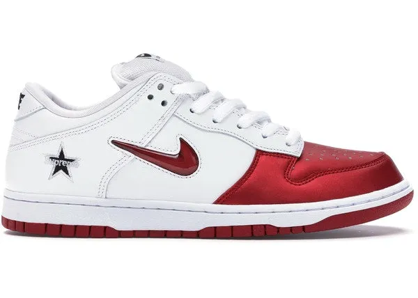 SUPREME 19FW X NIKE SB DUNK LOW (RED/WHITE) CK3480-600