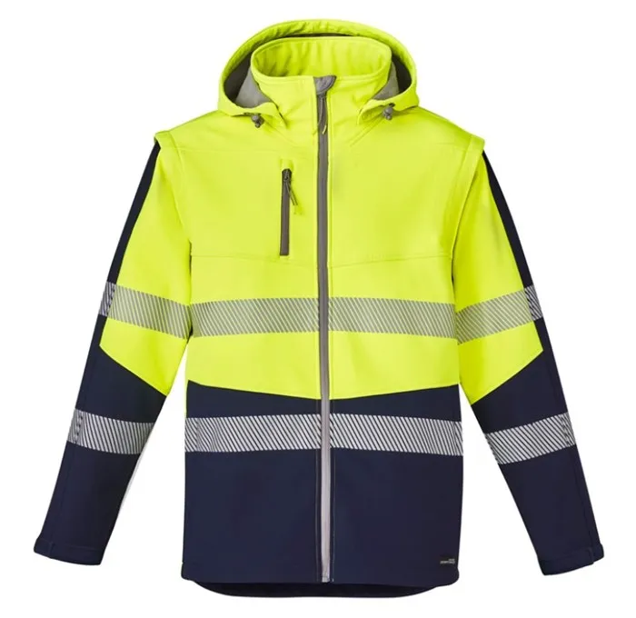 SYZMIK Unisex Streetworx 2 In 1 Stretch Softshell Jacket 330gsm