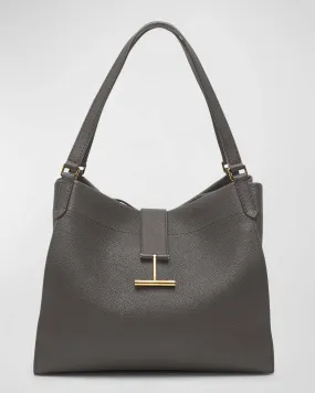 Tara Large Tote in Grained Leather