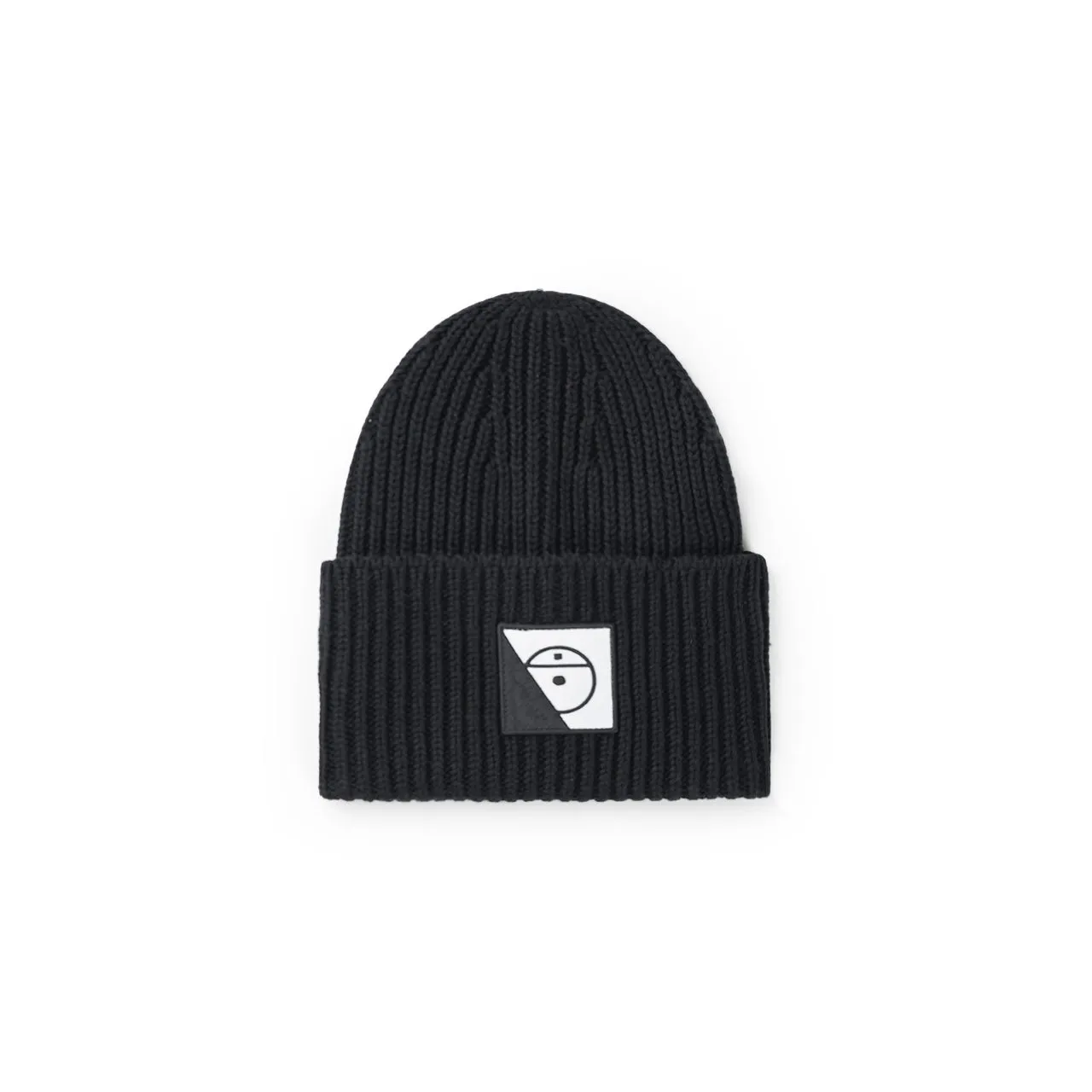 the north face black series steep tech mega beanie (black)