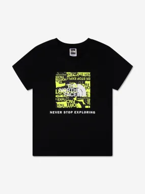 The North Face Boys Redbox T-Shirt in Black