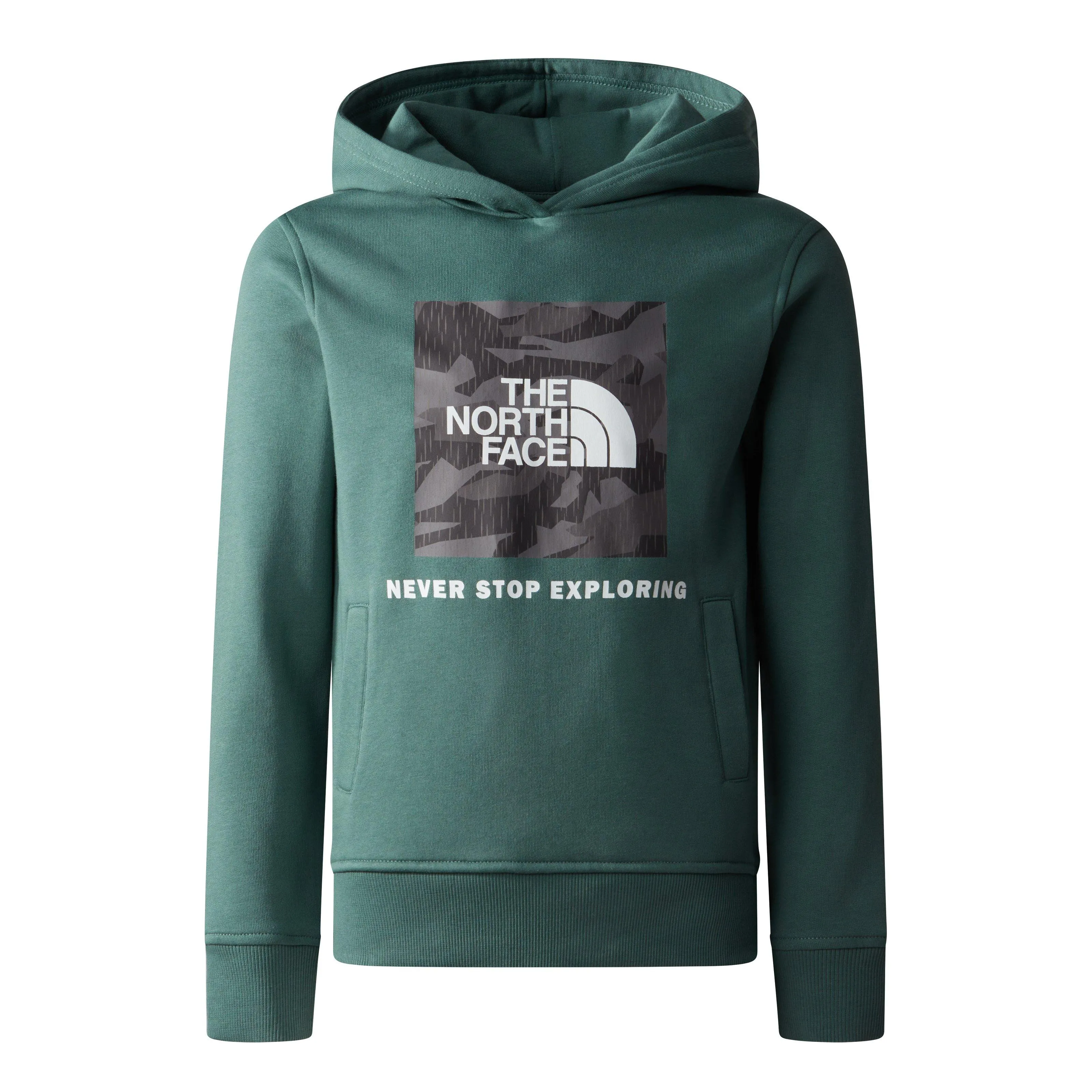 The North Face Kids' Box Pullover Hoodie - Green | George Fisher