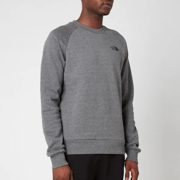 The North Face Men's Raglan Redbox Sweatshirt - TNF Medium Grey Heather