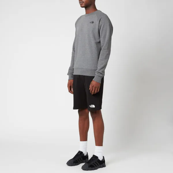 The North Face Men's Raglan Redbox Sweatshirt - TNF Medium Grey Heather