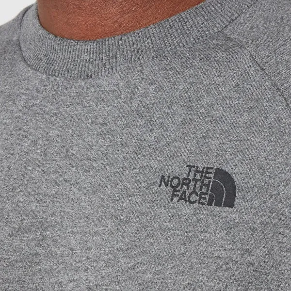 The North Face Men's Raglan Redbox Sweatshirt - TNF Medium Grey Heather