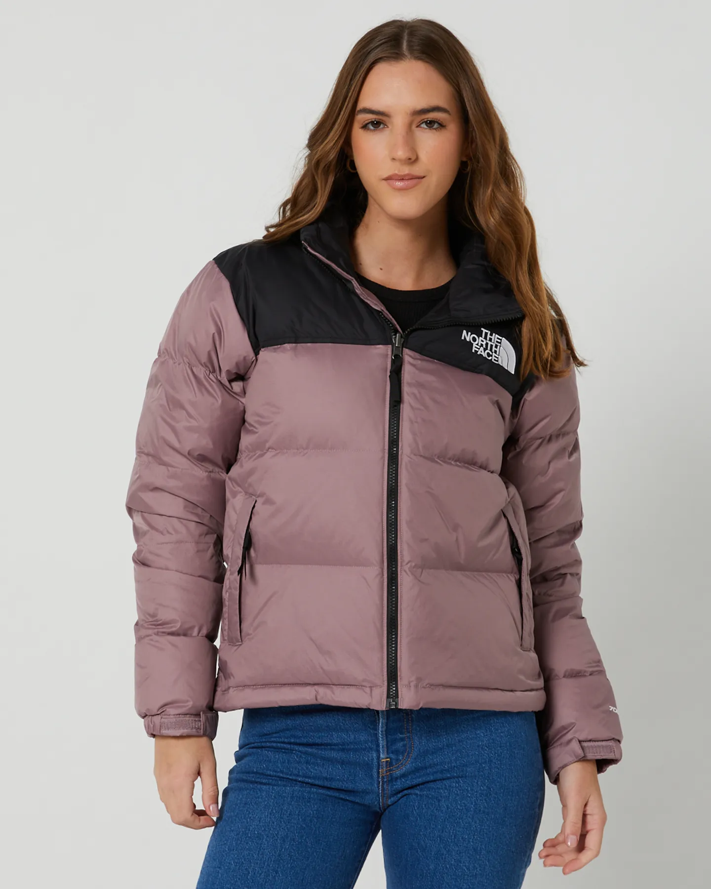 The North Face Womens 1996 Retro Nuptse Jacket - Fawn Grey | SurfStitch