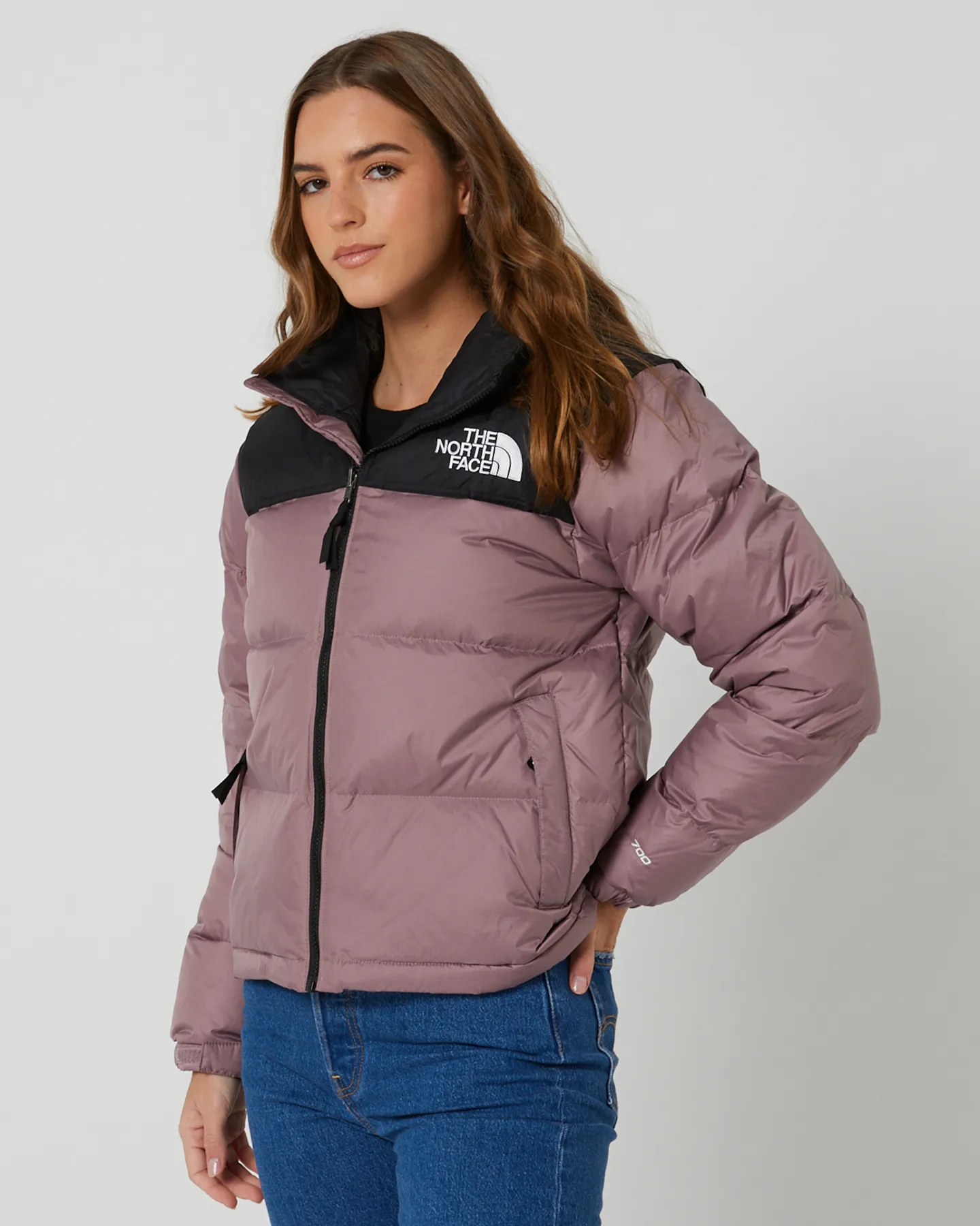 The North Face Womens 1996 Retro Nuptse Jacket - Fawn Grey | SurfStitch