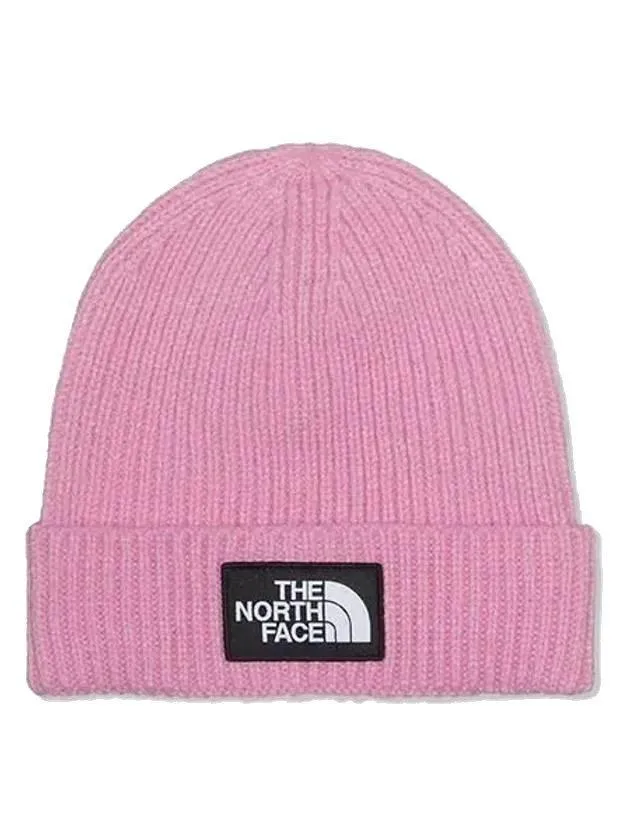 The North Face Women's Logo Box Cuffed Beanie - Pink