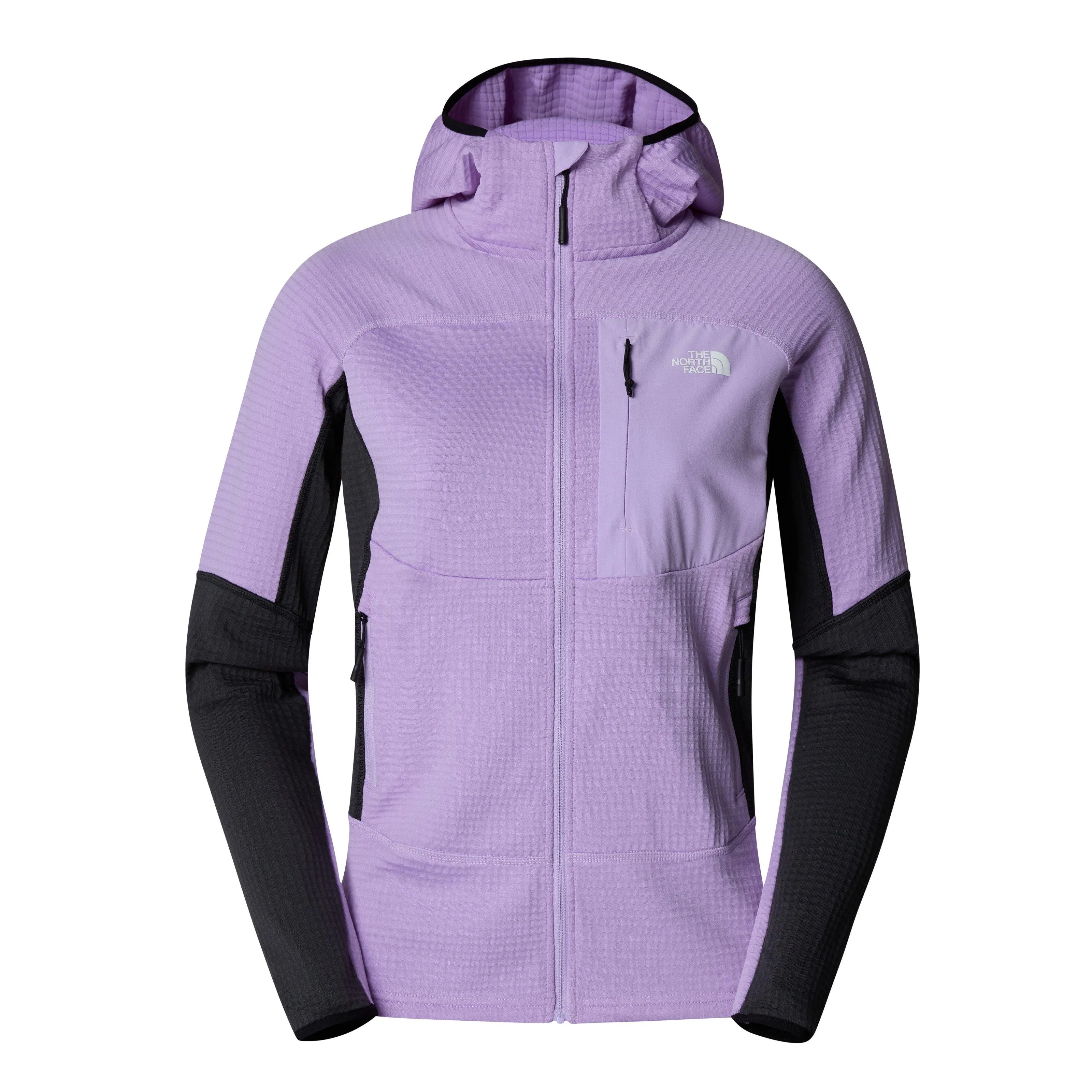 The North Face Women's Stormgap Power Grid Hoodie - Lilac / Grey | George Fisher